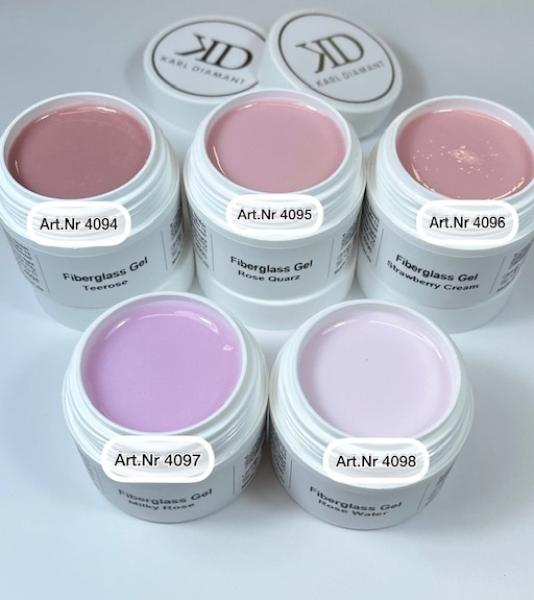 Fiberglas Gel Rose Quarz Karl Diamant 30 ml